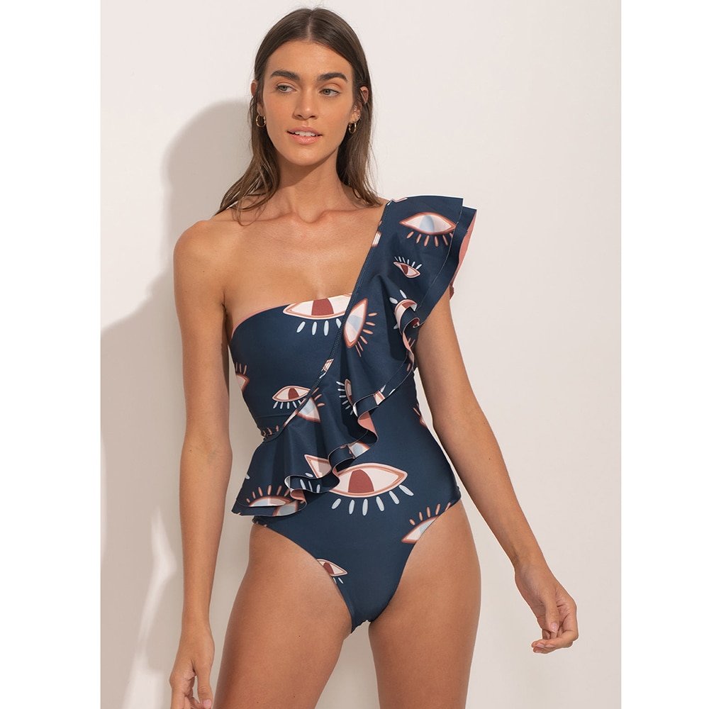 2022-One-Piece-Swimsuit-Printed-One-Shoulder-Ruffle-Swimwear-Women-Push-Up-Beach-Wear-Backless-Monokini