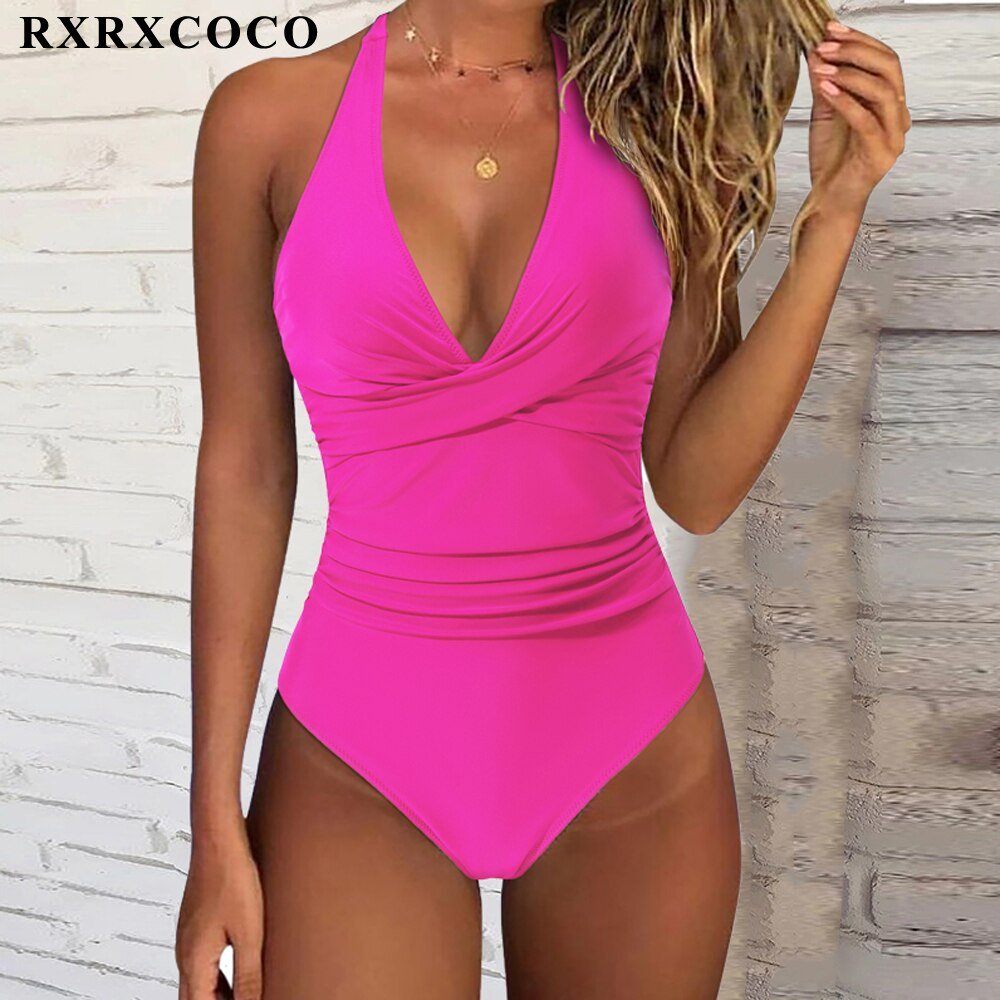 RXRXCOCO-Swimsuit-Woman-2022-One-Piece-Swimsuit-Swimwear-For-Women-Solid-Push-Up-Women-s-Bathing-2