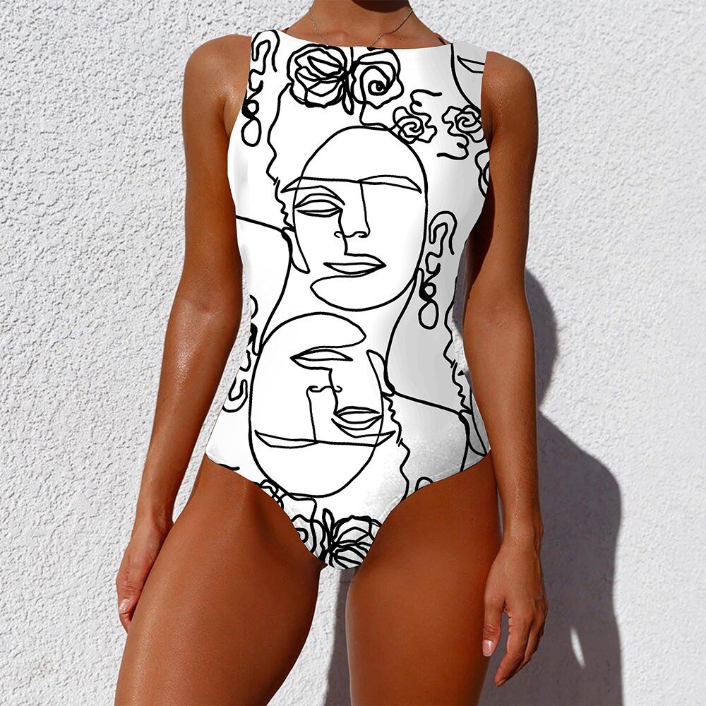 Sexy-Print-One-Piece-2022-Swimsuit-Closed-Large-Size-Swimwear-Push-Up-Women-Flower-Vintage-Body-10