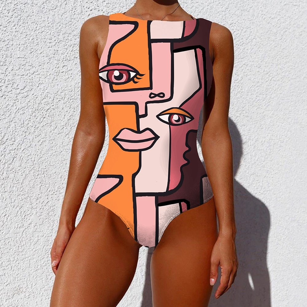 Sexy-Print-One-Piece-2022-Swimsuit-Closed-Large-Size-Swimwear-Push-Up-Women-Flower-Vintage-Body-2