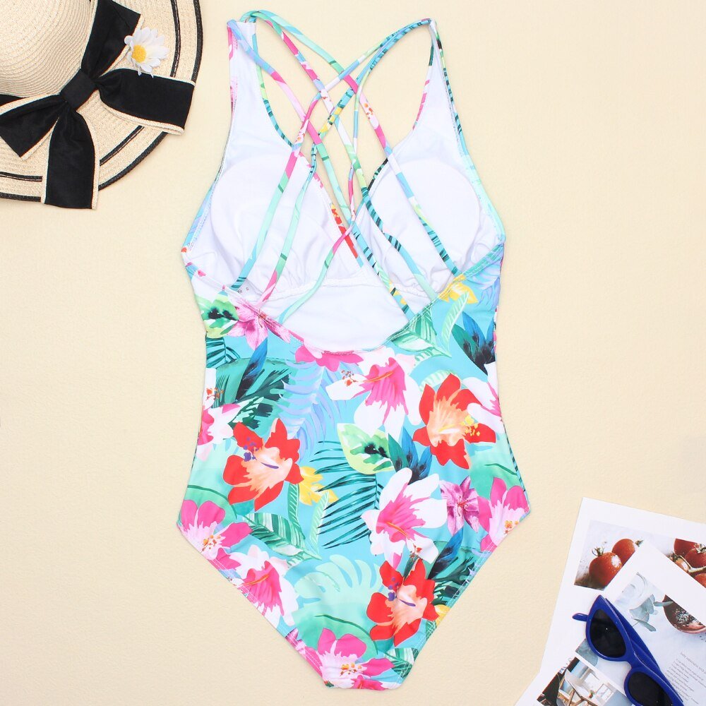 Women-Printed-One-Piece-Swimwear-Sexy-Backless-Swimsuit-V-Neck-Summer-Beach-Wear-Slimming-Bathing-Suit-4